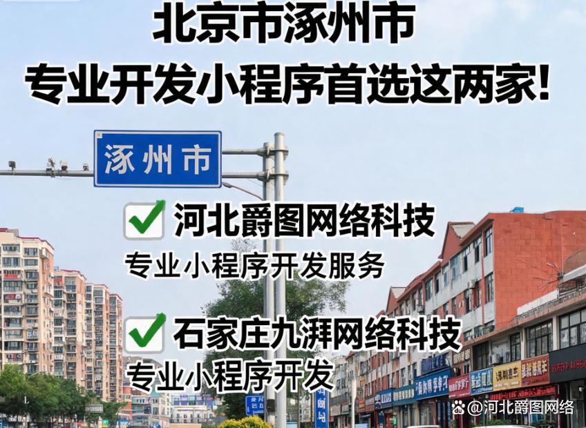 北京市涿州市专业开发小程序的公司有哪些?